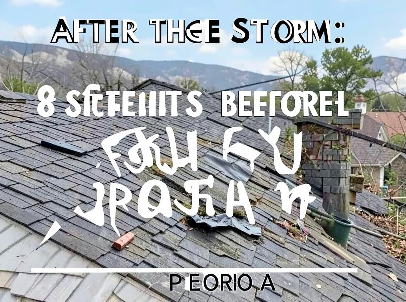 After the Storm: 8 Steps Before You Call a Roofer
