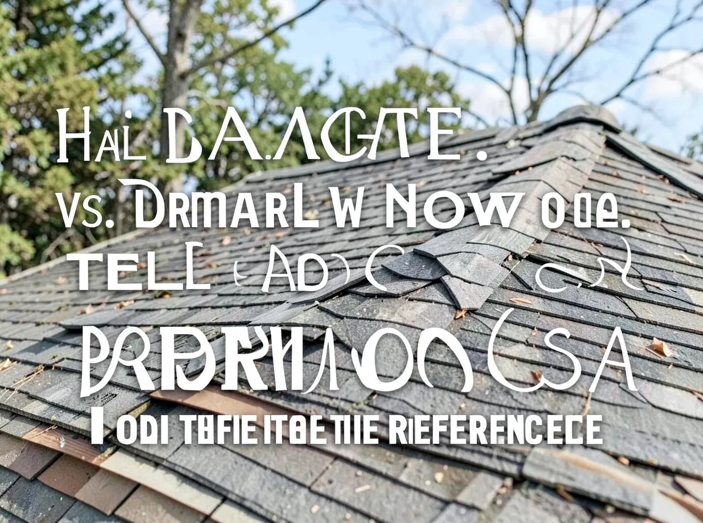 Hail Damage vs. Normal Wear: How to Tell the Difference